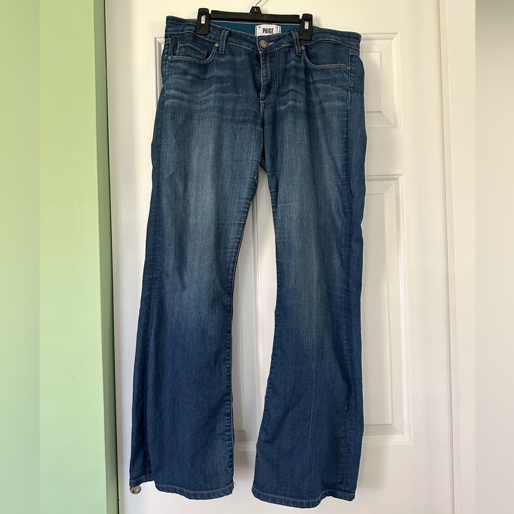 PAIGE Indigo Wide Leg Jeans